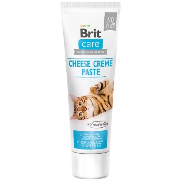 Pasta pentru pisici Brit Care Branza cu probiotice 100g