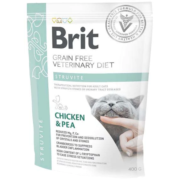 Hrana uscata pentru pisici Brit Grain Free VD Struvite 400g - Animax