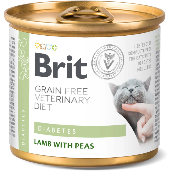 Hrana umeda pentru pisici Brit Grain Free VD Diabetes 200g - Animax