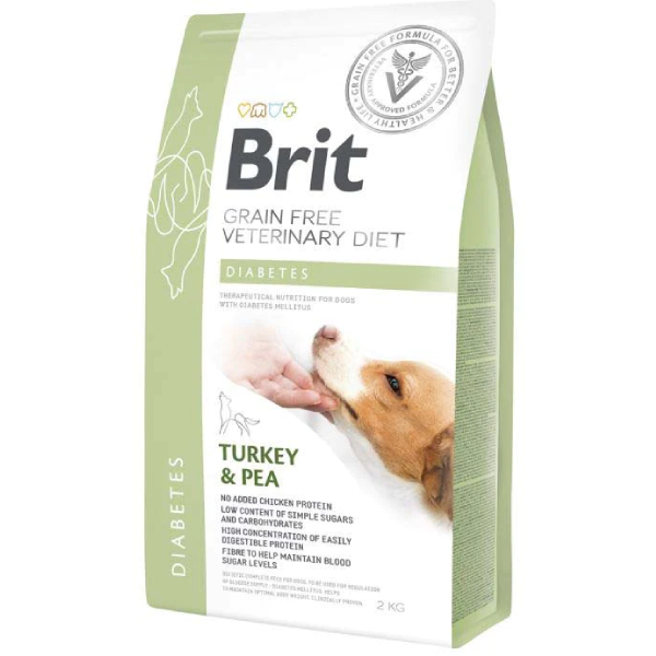 Hrana uscata pentru caini Brit Grain Free VD Diabetes 2kg - Animax