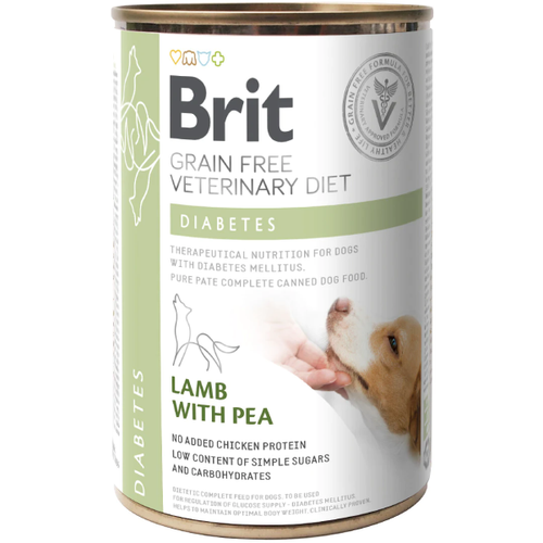 Hrana umeda pentru caini Brit Grain Free VD Diabetes 400g - Animax