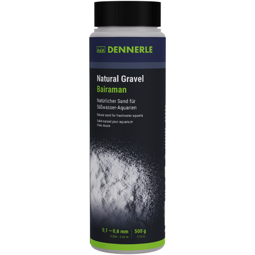 Nisip natural pentru acvariu Dennerle Natural Gravel Bairaman 0.1-0.6mm 500g - Animax