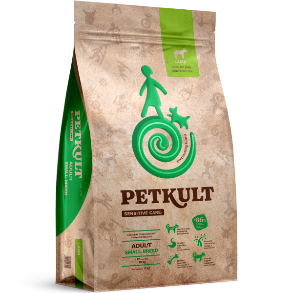 Hrana uscata pentru caini Petkult Sensitive Adult Small Miel&Orez 12kg - Animax
