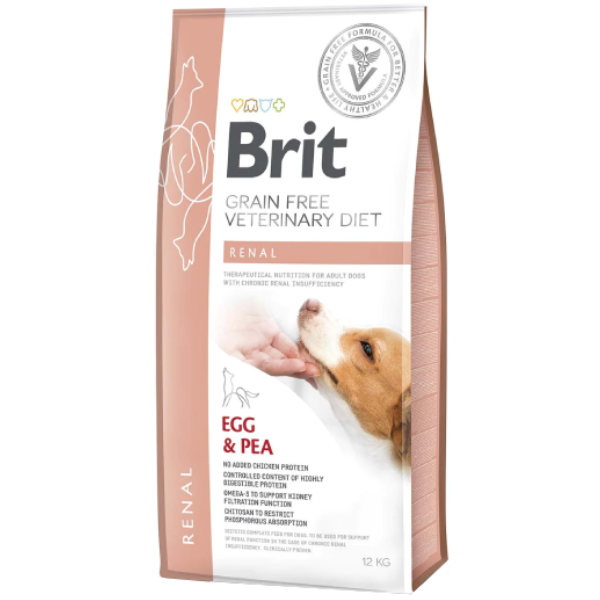 Hrana uscata pentru caini Brit Grain Free VD Renal 12kg - Animax