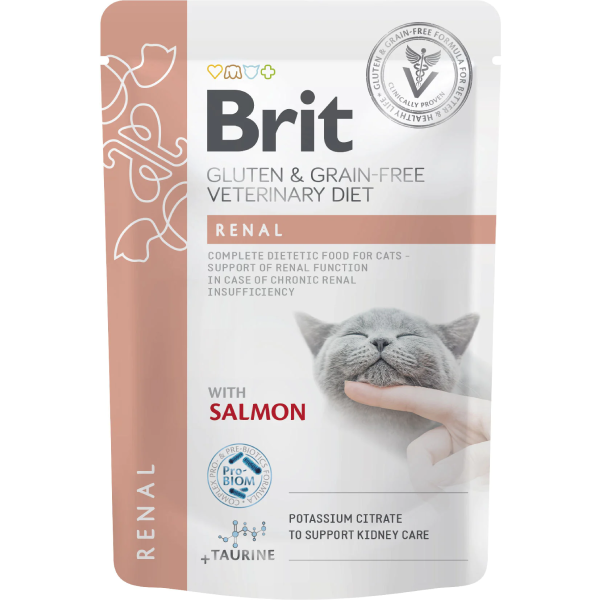 Hrana umeda pentru pisici Brit Grain Free VD Renal 85g - Animax