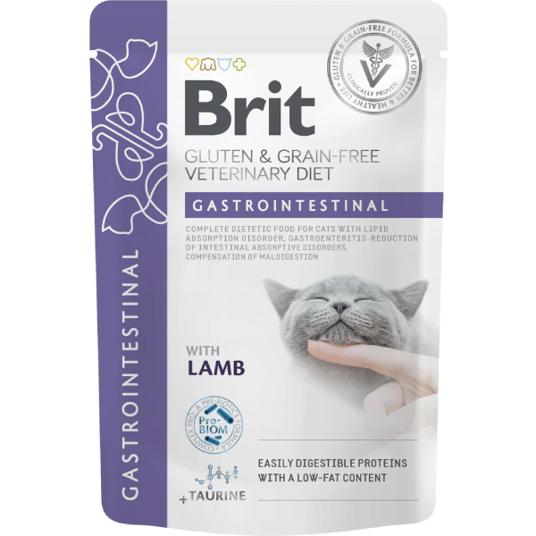 Hrana umeda pentru pisici Brit Grain Free VD Tulburari gastrointestinale 85g - Animax