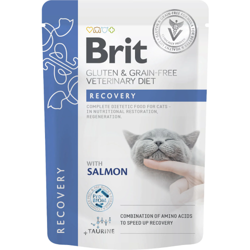 Hrana umeda pentru pisici Brit Grain Free Recovery Pentru recuperare, refacere nutritiva 85g - Animax