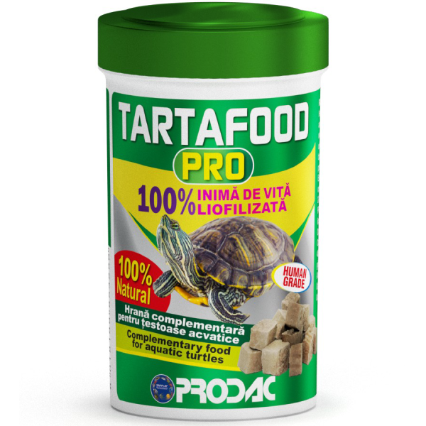 Inima de vita liofilizata pentru testoase Prodac Tartafood 10g - Animax