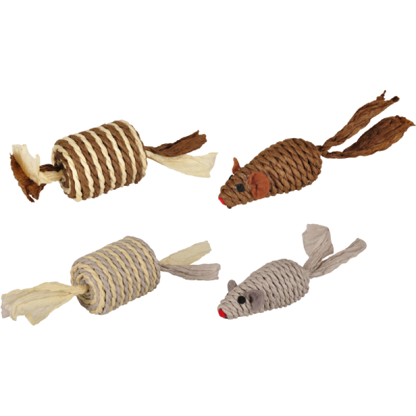 Jucarie pentru pisici Flamingo Soricel Roll