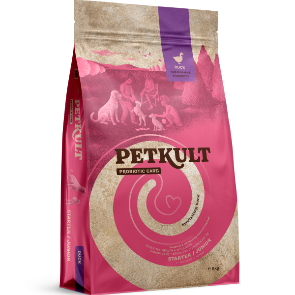 Hrana uscata pentru caini Petkult Probiotics Starter&Junior 8kg - Animax