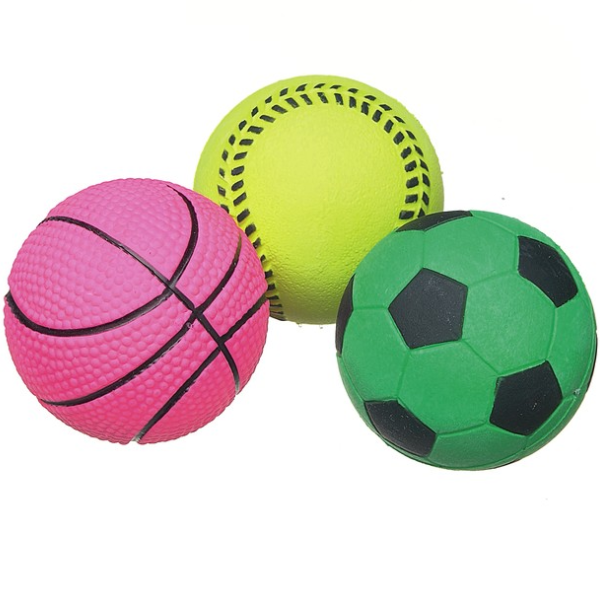 Jucarie pentru caini Camon Minge Sport Cauciuc 7cm 1buc - Animax