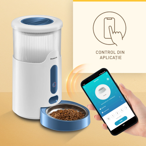 Hranitor automat smart Panasonic WiFi 2.8L - Animax