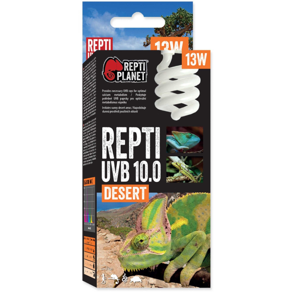 Bec pentru terariu ReptiPlant Repti UVB Desert 10.0 13W