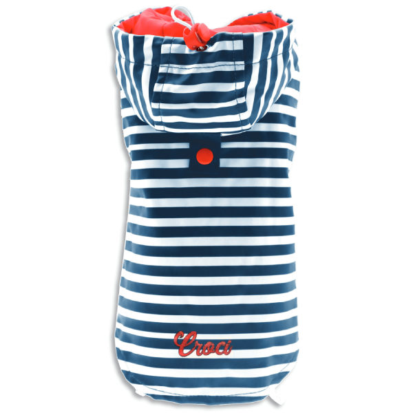 Pelerina de ploaie pentru caini Croci Nautical Chic 35cm