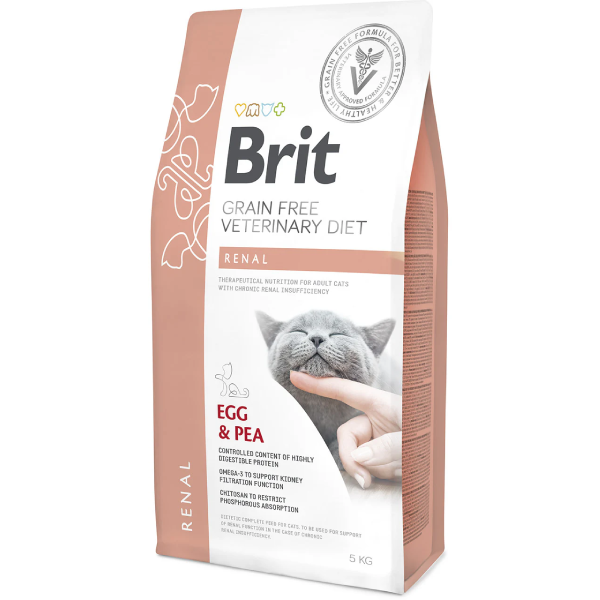 Hrana uscata pentru pisici Brit Grain Free VD Renal 5kg