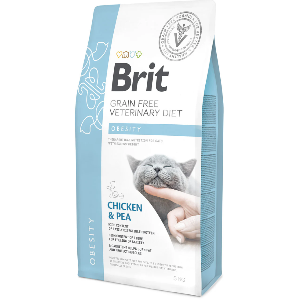 Hrana uscata pentru pisici Brit Grain Free VD Obesity 5kg