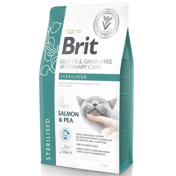Hrana uscata pentru pisici Brit Grain Free VD Sterilised 5kg