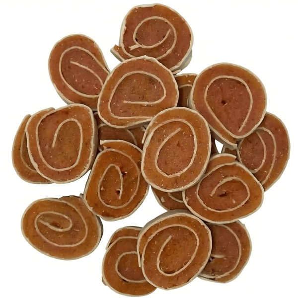 Recompense pentru caini Enjoy Carnivore Chicken Cod Fusion Rolls 300g