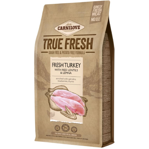 Hrana uscata pentru caini Carnilove True Fresh Curcan 4kg