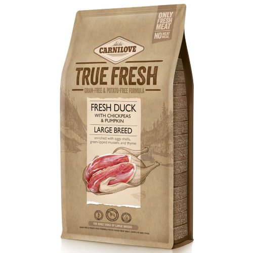 Hrana uscata pentru caini Carnilove Dog Large True Fresh Rata 4kg