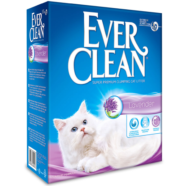 Nisip pentru litiera Ever Clean Lavanda 10L