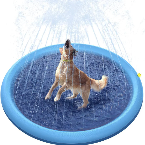 Piscina cu sistem de stropire pentru caini Enjoy 2in1 100cm