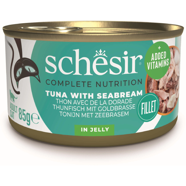 Hrana umeda pentru pisici Schesir Ton&Dorada Jelly 85g