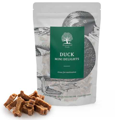 Recompense pentru caini Essential Mini Delights Rata 100g