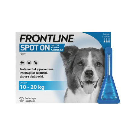 Antiparazitar Frontline Spot On M 10-20Kg, 3 pipete