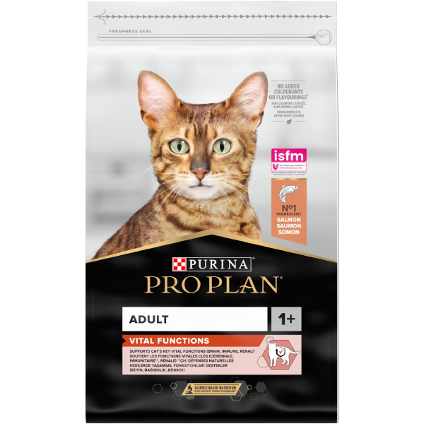 Hrana uscata pentru pisici Pro Plan Vital Function Adult Somon 10kg
