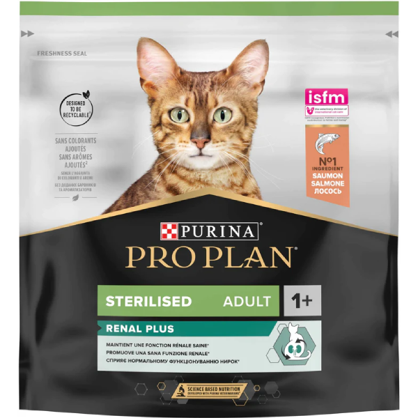 Hrana uscata pentru pisici Pro Plan Sterilised Renal Plus 400g - Animax