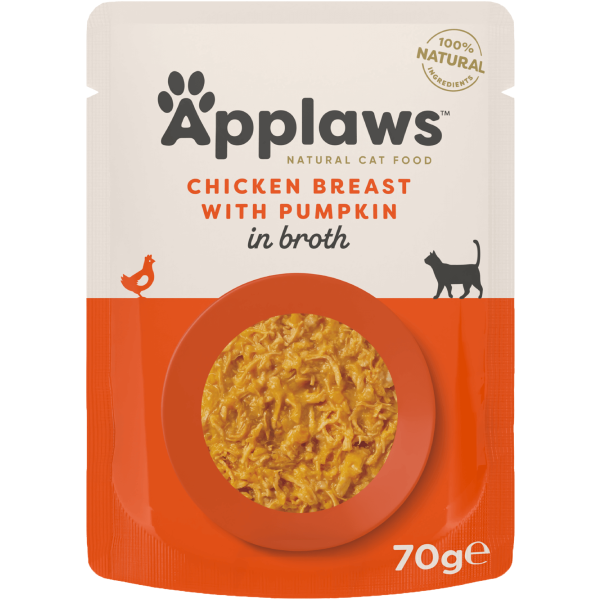 Hrana umeda pentru pisici Applaws Piept de pui si dovlecel 70 g
