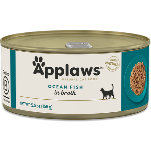 Hrana umeda pentru pisici Applaws Peste Oceanic 156g