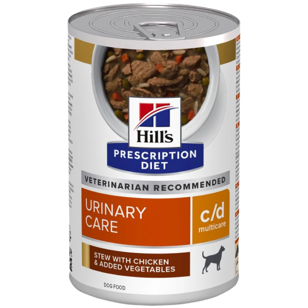 Hrana umeda pentru caini Hill's PD Urinary Care C/D Tocanita Pui&Legume 354g