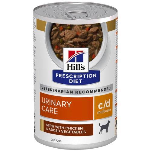 Hrana umeda pentru caini Hill's PD Urinary Care C/D Tocanita Pui&Legume 354g