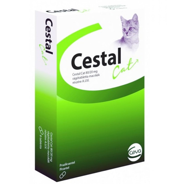 Antiparazitar pentru pisici Cestal Cat Chew 1tab