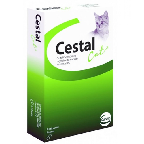 Antiparazitar pentru pisici Cestal Cat Chew 1tab