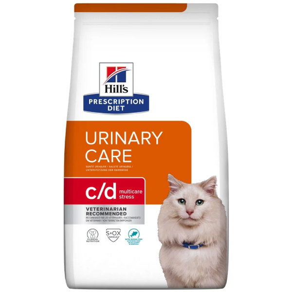 Hrana uscata pentru pisici Hill's PD Stress C/D Recurenta struvitilor Peste 1.5kg