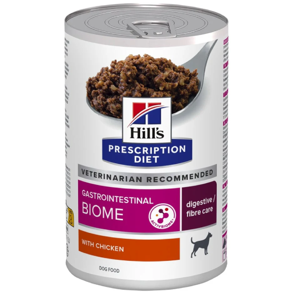 Hrana umeda pentru caini Hill's PD Gastrointestinal Biome 370g