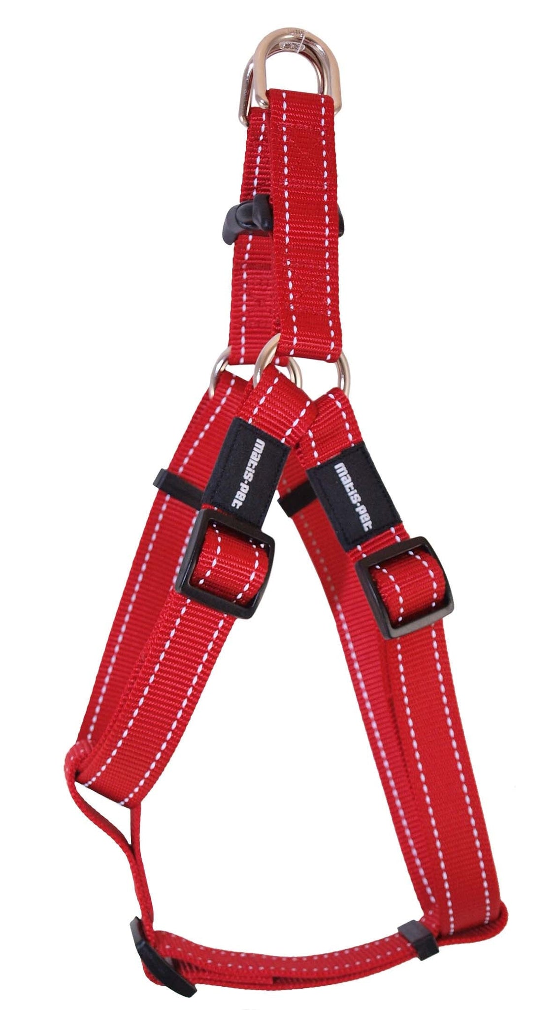 MATIS Ham pentru caini City Style Medium 15mm/32-56cm, Rosu