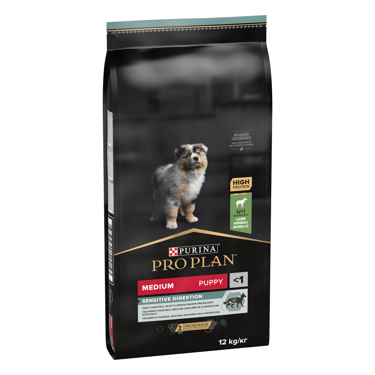 Hrana uscata pentru caini Pro Plan Puppy Medium Sensitive Digest 12kg