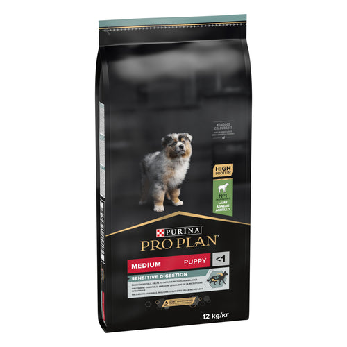 Hrana uscata pentru caini Pro Plan Puppy Medium Sensitive Digest 12kg