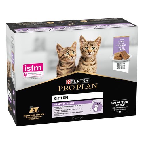 PRO PLAN KITTEN Plic hrana umeda pentru pisici cu Curcan