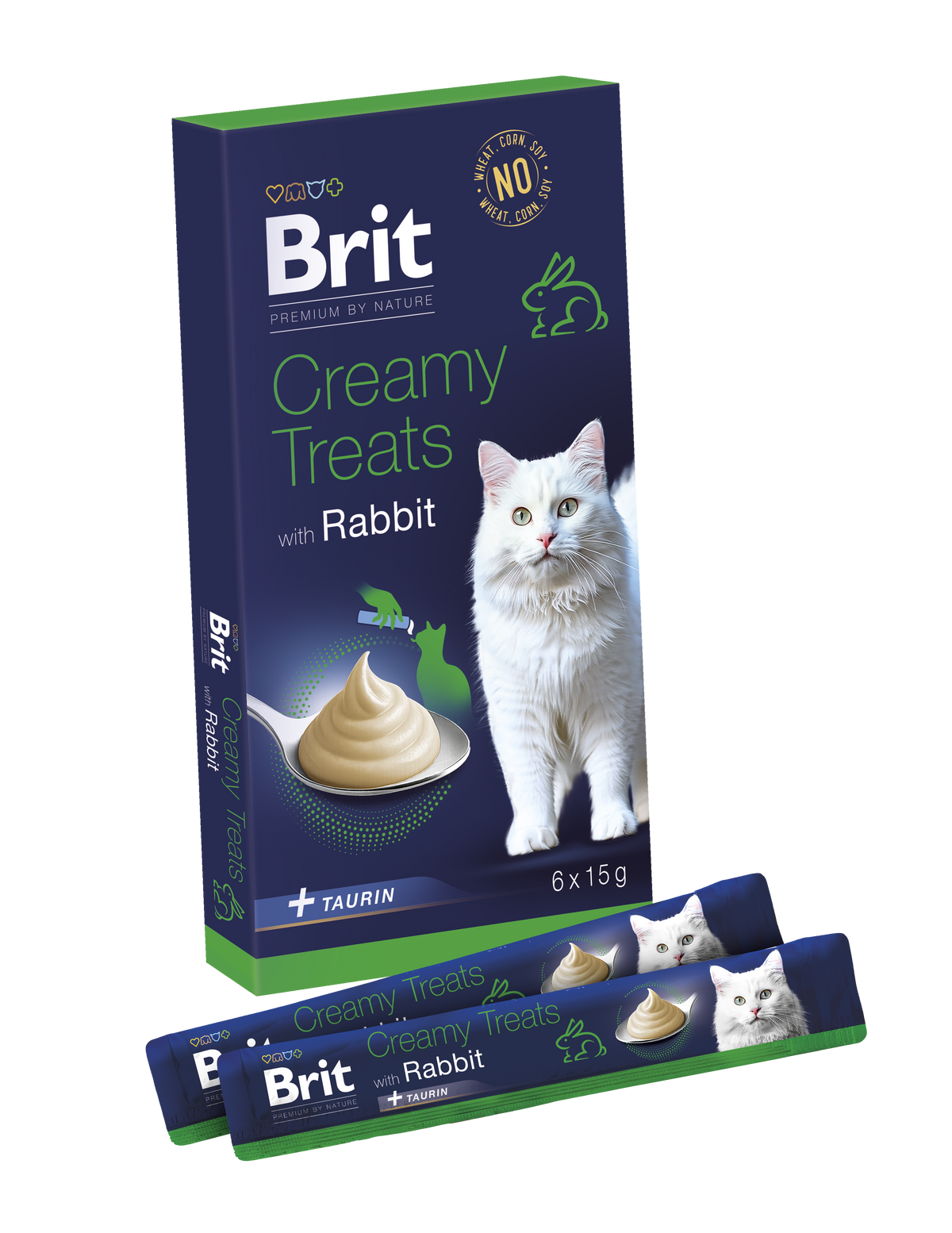 Recompense pentru pisici Brit Premium By Nature, cu pui, 6x15g