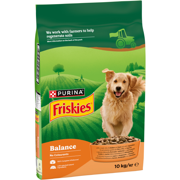 FRISKIES Hrana uscata BALANCE pentru caini Adulţi, cu Pui si Cereale
