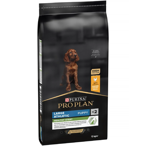 Hrana uscata pentru caini Pro Plan Puppy Large Athletic cu pui 12 kg - Animax