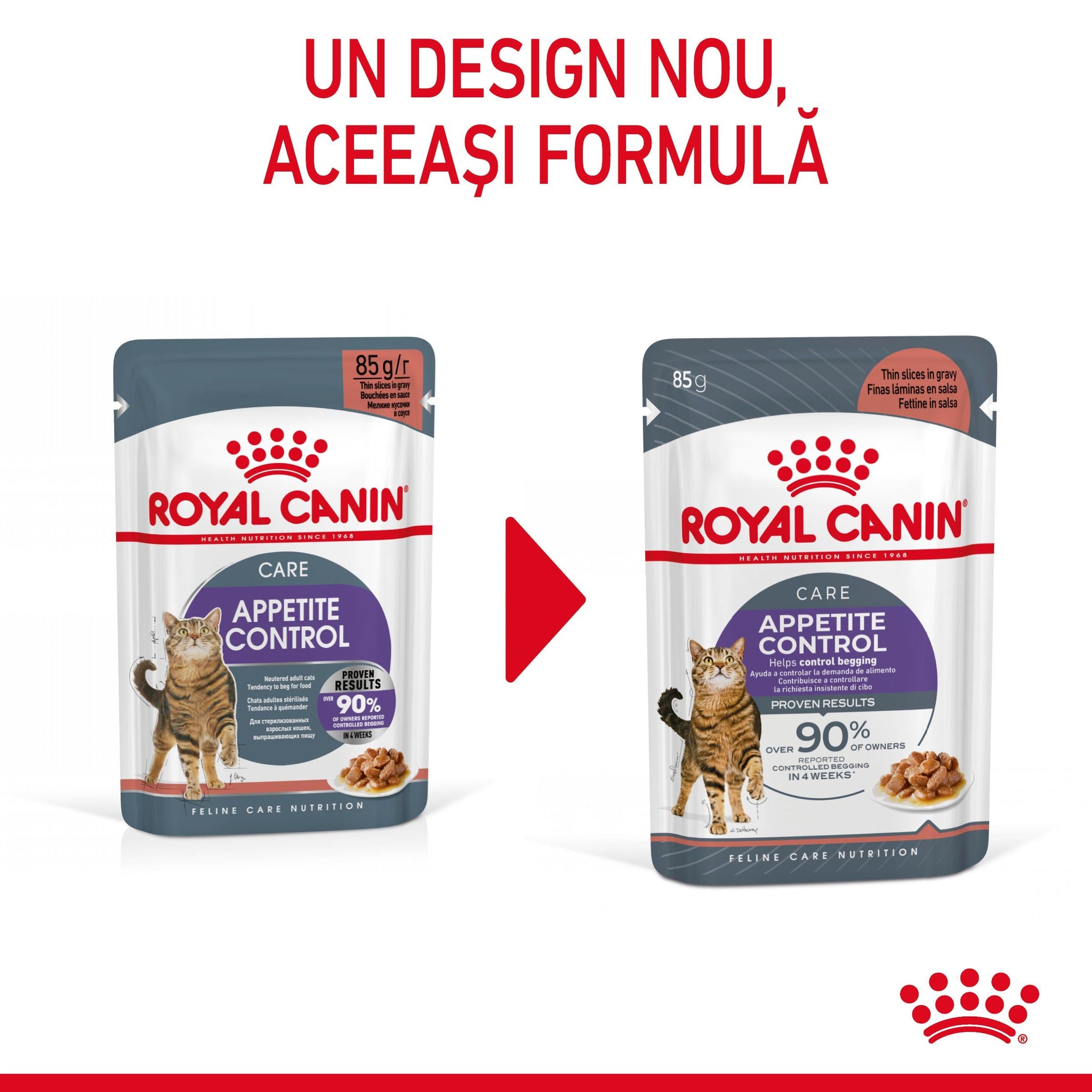 ROYAL CANIN FCN Appetite Control Care Gravy Plic pentru pisici 85g