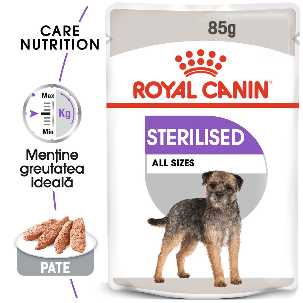 ROYAL CANIN CCN Sterilised Loaf Plic hrana umeda pentru caini 85g