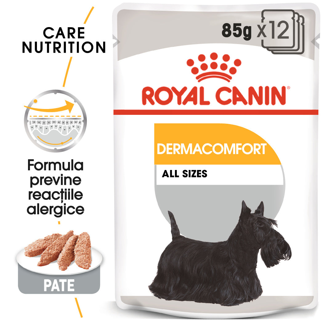 ROYAL CANIN CCN Dermacomfort Care Loaf Plic hrana umeda pentru caini 85g