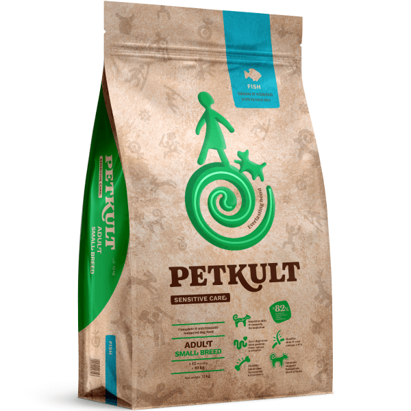 Hrana uscata pentru caini Petkult Sensitive Adult Talie Mica Peste 12kg - Animax